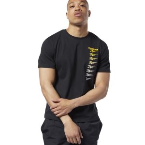 Reebok Classic Vector T Shirt Herren - Schwarz - DE 152-DLR